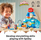 Marvel Team Spidey Webquarters 65-piece toddler building toy