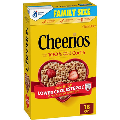 Cheerios gluten free breakfast cereal 18 oz box