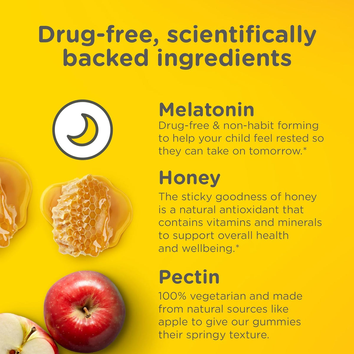Zarbee's drug-free kids nighttime gummies bottle
