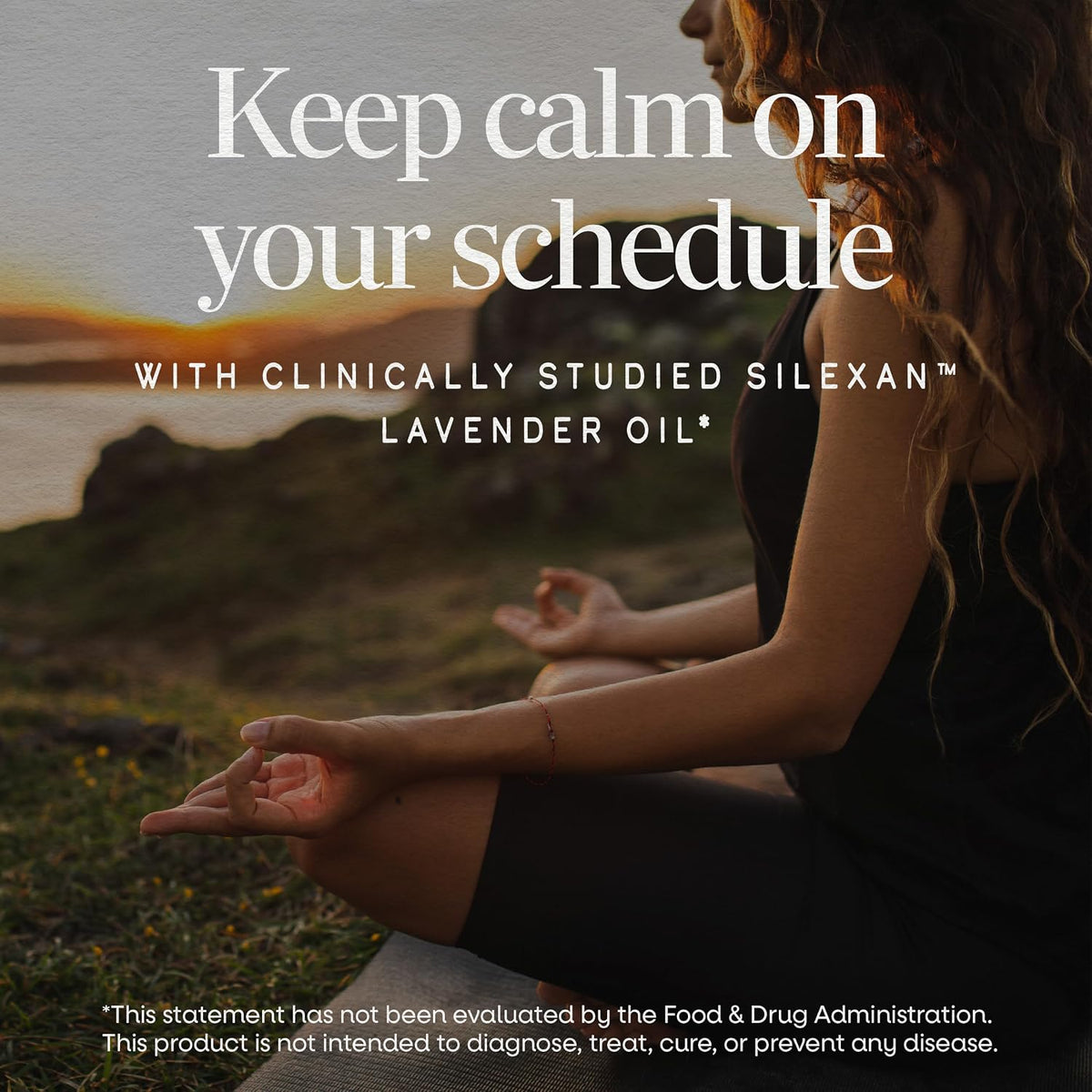 Nature’s Way Silexan lavender oil supplement bottle