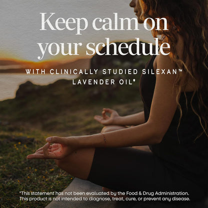 Nature’s Way Silexan lavender oil supplement bottle