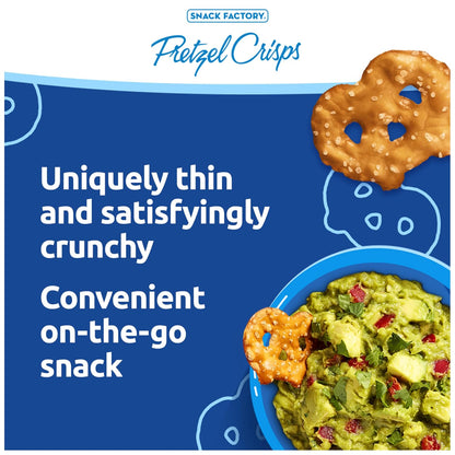 Snack Factory Original Pretzel Crisps for dipping and snacking