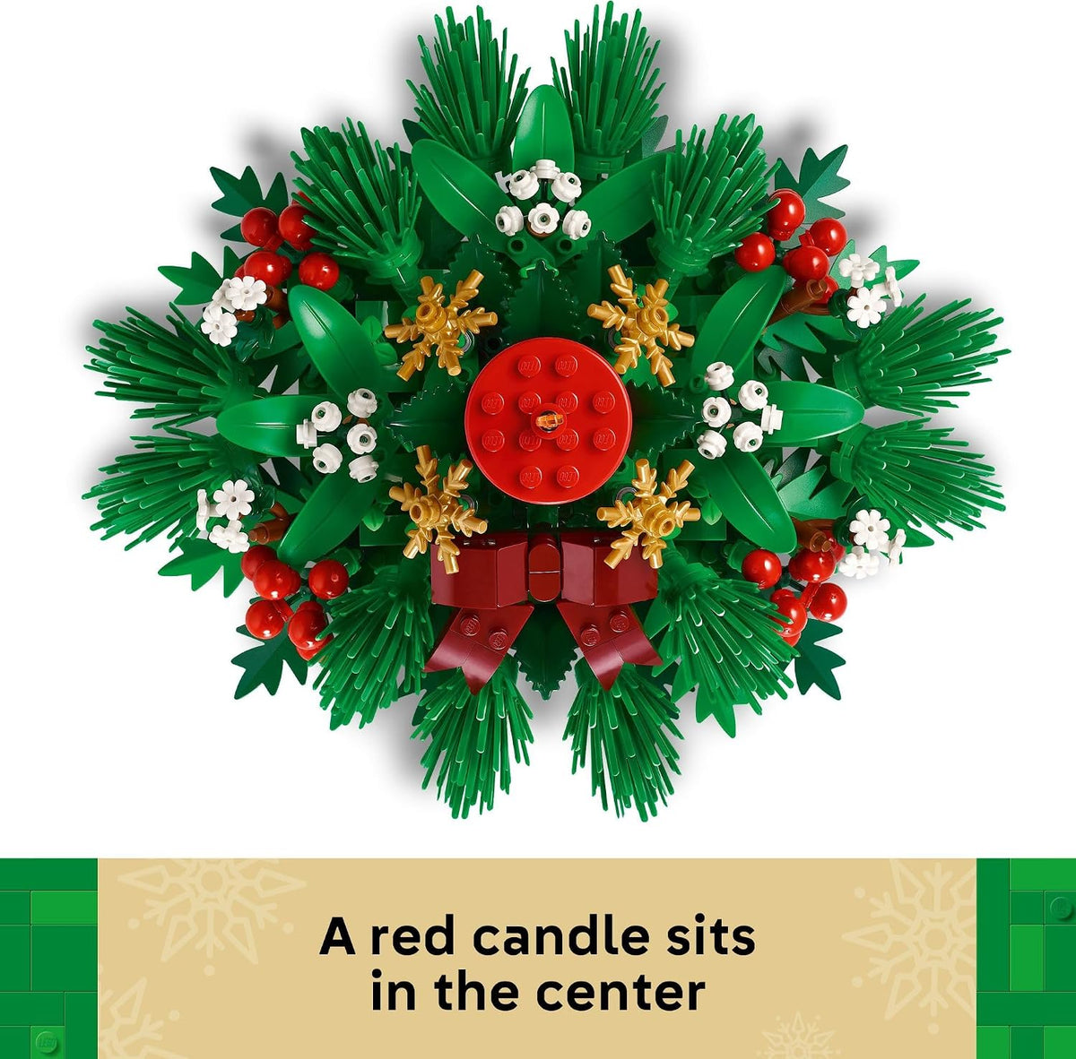 Festive LEGO table decoration building set