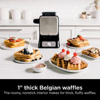 Ninja BW1001 Belgian waffle maker close-up