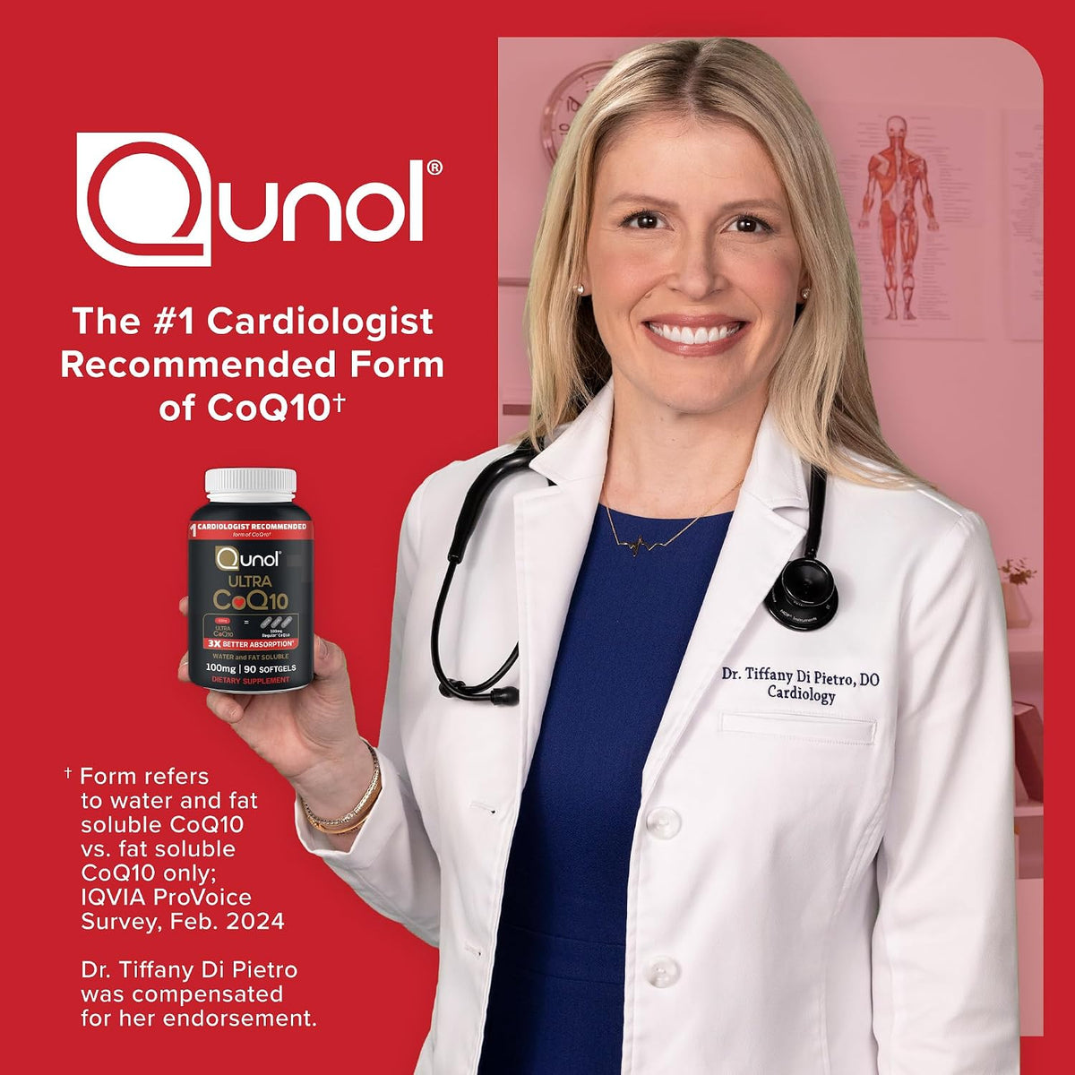 Qunol Ultra CoQ10 90 count softgel supplement