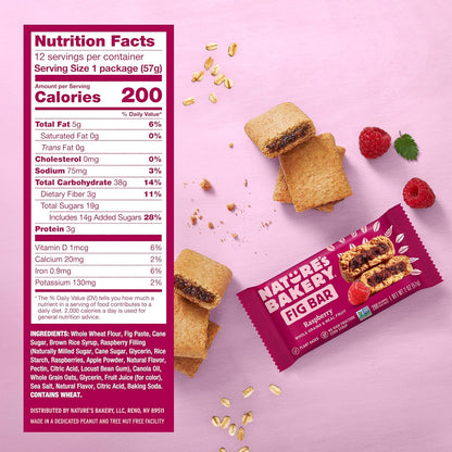Nature’s Bakery nut free raspberry snack bars