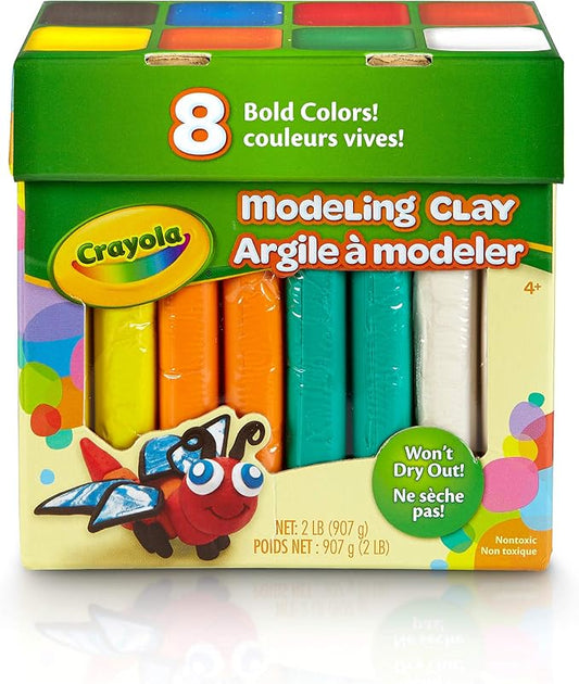 Crayola bold modeling clay 2lb set