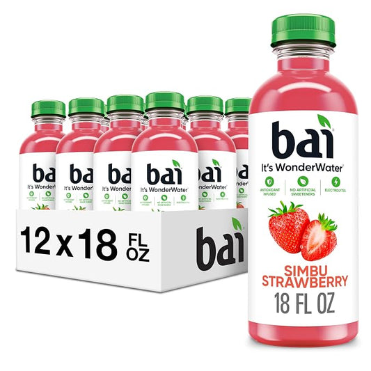 Bai Simbu Strawberry antioxidant infused water 12 pack