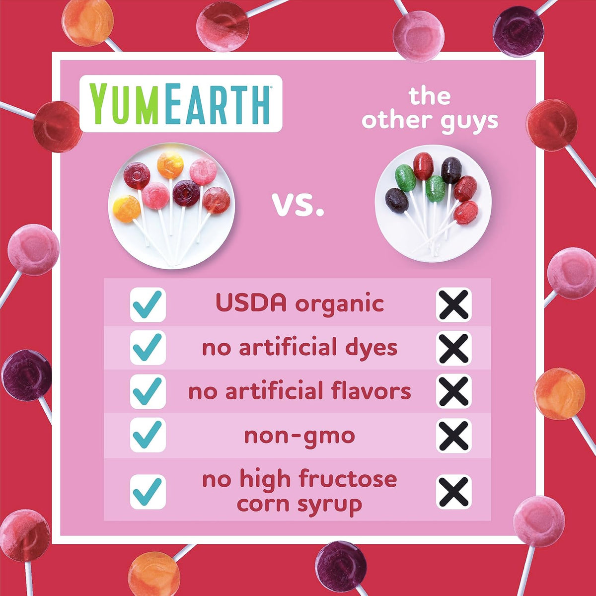 YumEarth vegan gluten free lollipops variety pack