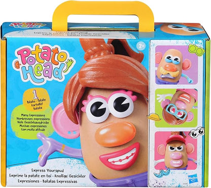 Mrs. Potato Head toy with 12 parts and pieces