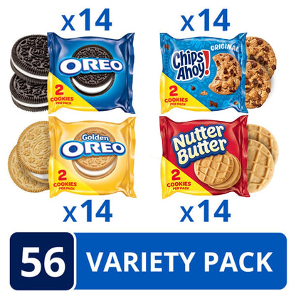 Bulk Nabisco cookie variety pack for lunches and parties
