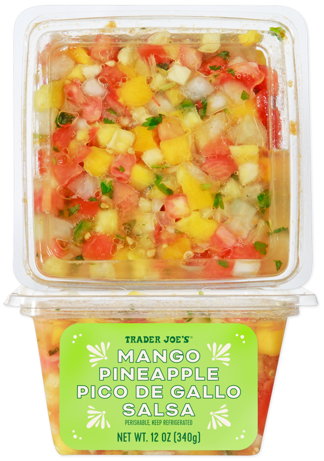 Trader Joe's mango pineapple pico de gallo salsa