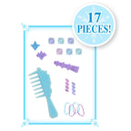 Disney Frozen 2 blonde hair styling head for kids