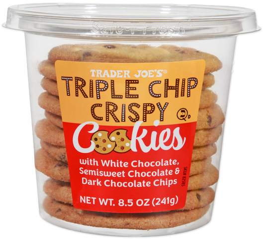 Trader Joe's Triple Chip Crispy Cookies