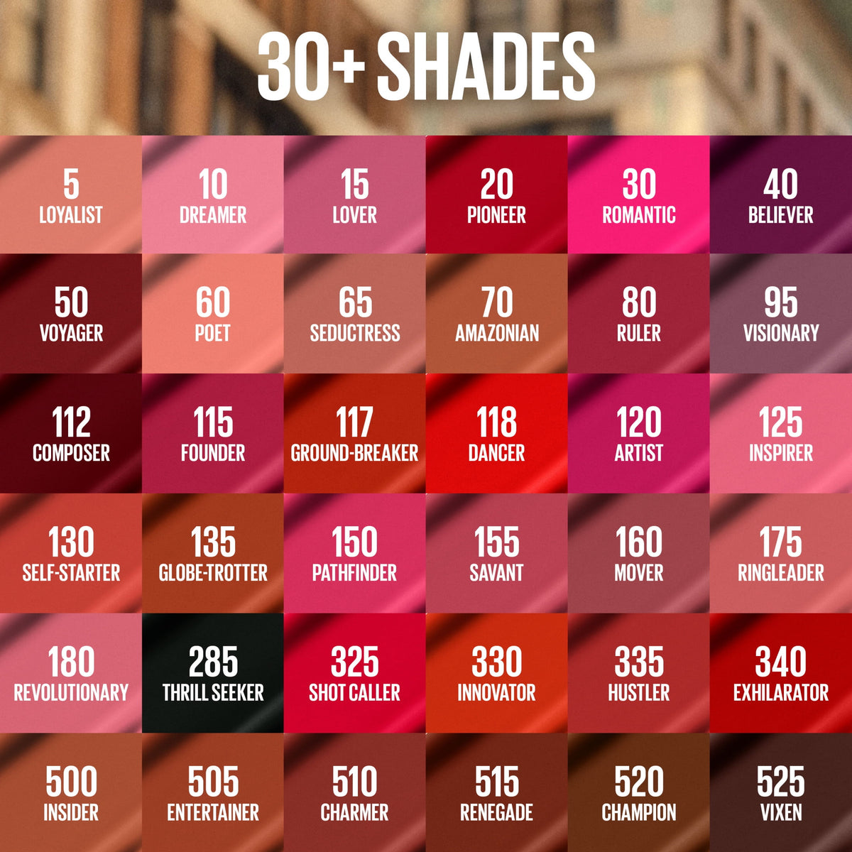 120 Artist Maybelline long-wearing matte liquid lipstick