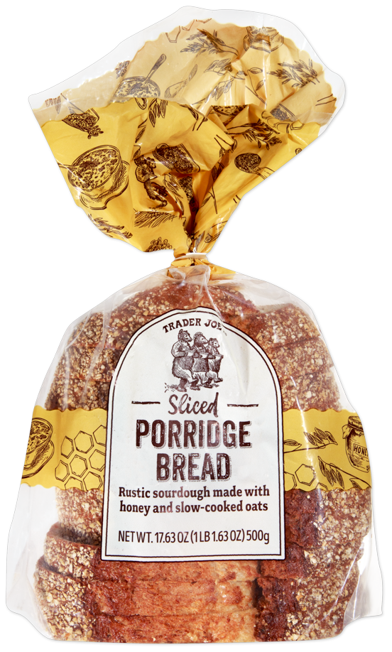 Trader Joe's sliced porridge bread loaf