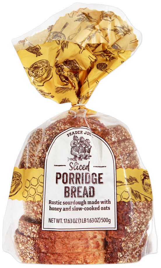 Trader Joe's sliced porridge bread loaf
