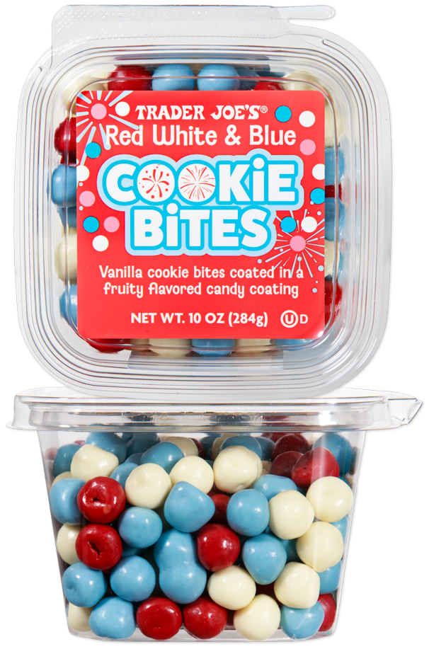 Trader Joe's Red White & Blue Cookie Bites
