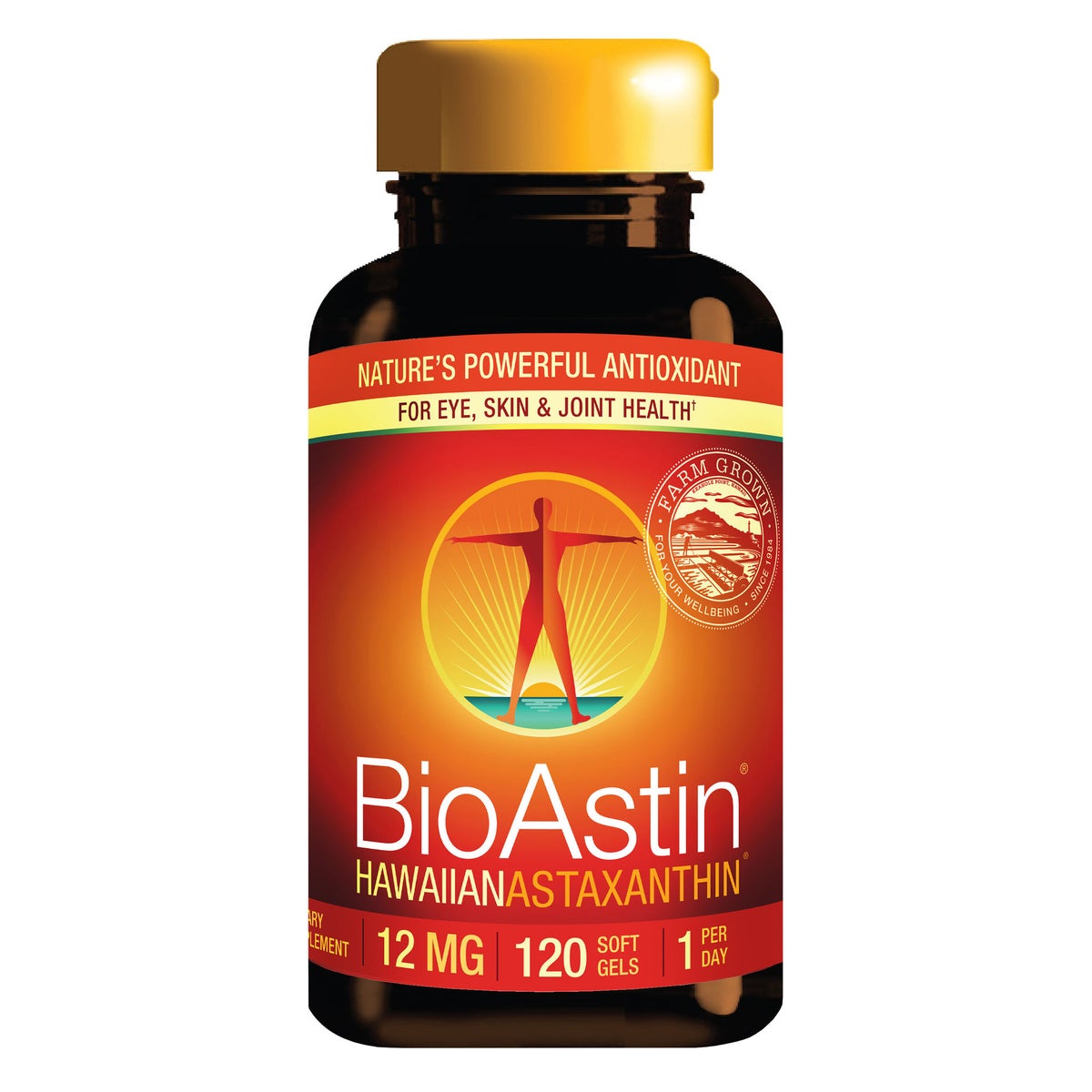 Nutrex Hawaii BioAstin astaxanthin 12 mg softgels bottle