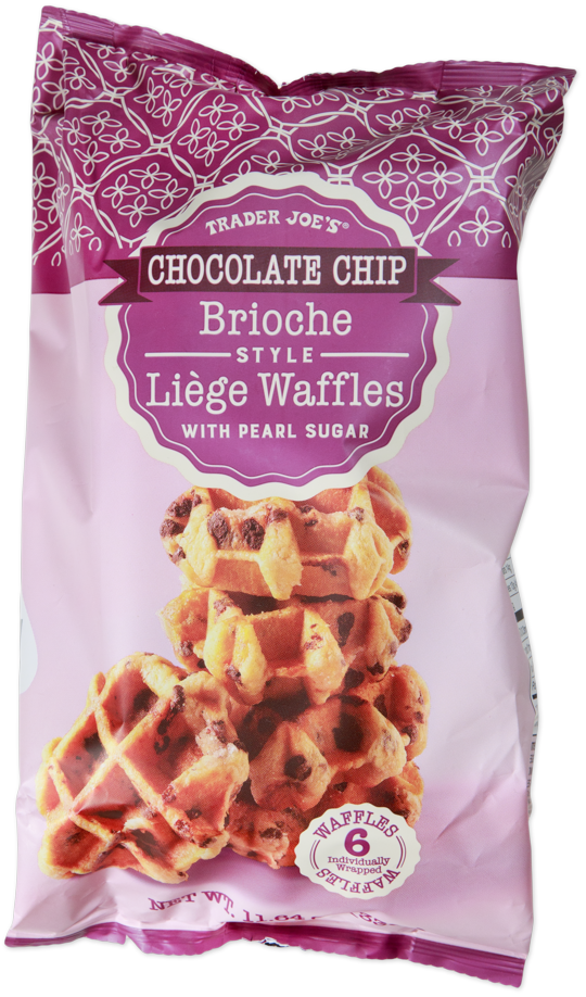 Trader Joe's Chocolate Chip Brioche Style Liège Waffles