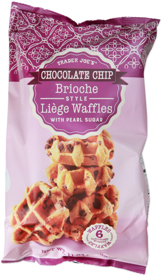 Trader Joe's Chocolate Chip Brioche Style Liège Waffles