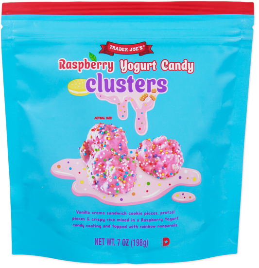 Trader Joe's raspberry yogurt candy clusters
