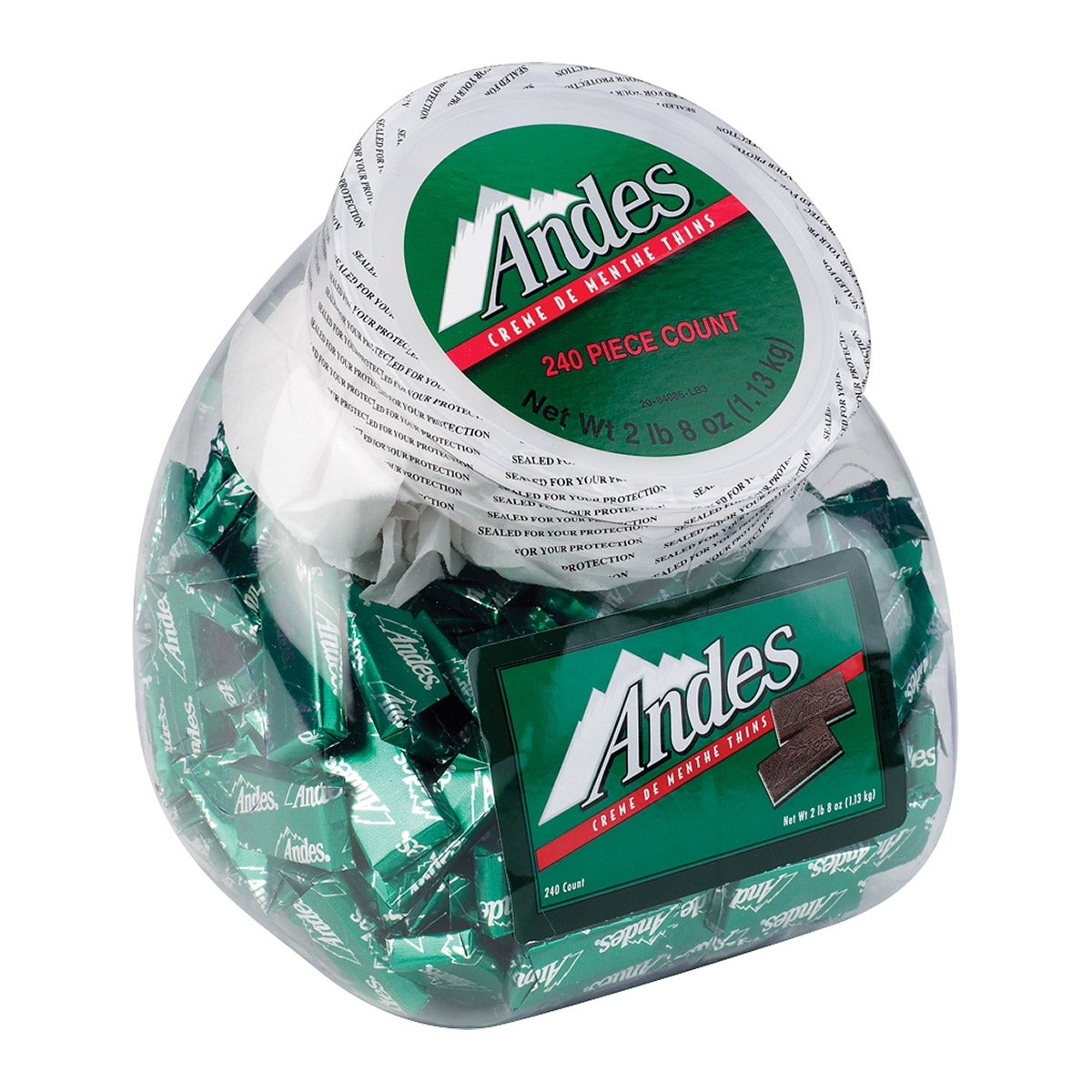 Andes creme de menthe mints 240-count box