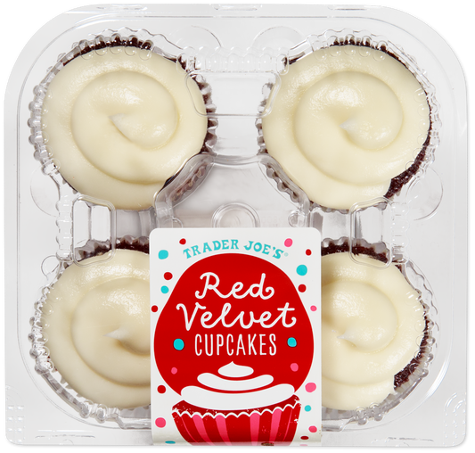 Trader Joe's red velvet cupcakes