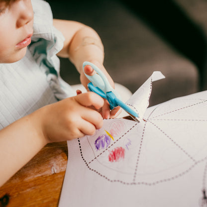 Children's craft set with cutting and coloring pages