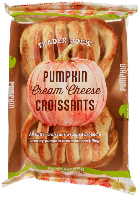 Trader Joe's Pumpkin Cream Cheese Croissants kosher bakery pastry