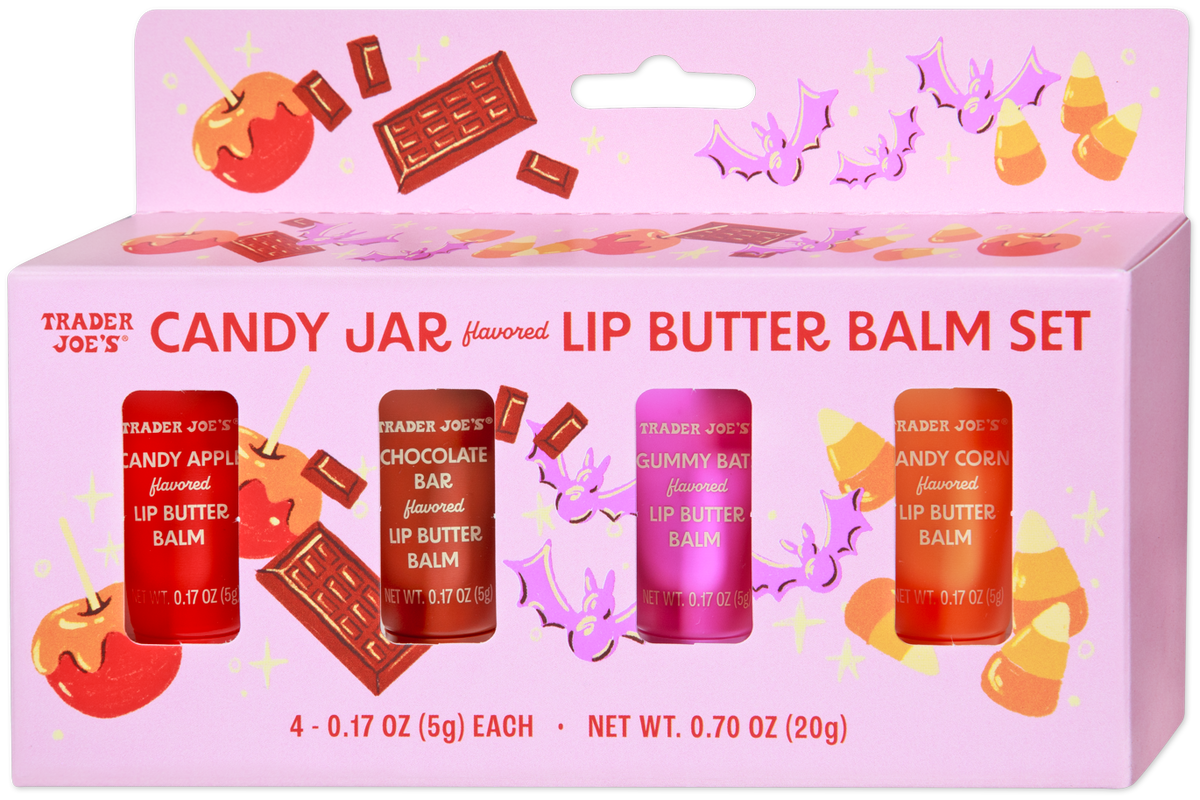 Trader Joe's Candy Jar Flavored Lip Butter Balm Set