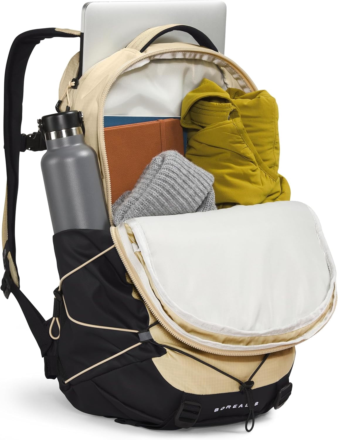 The North Face Borealis daypack with bungee straps