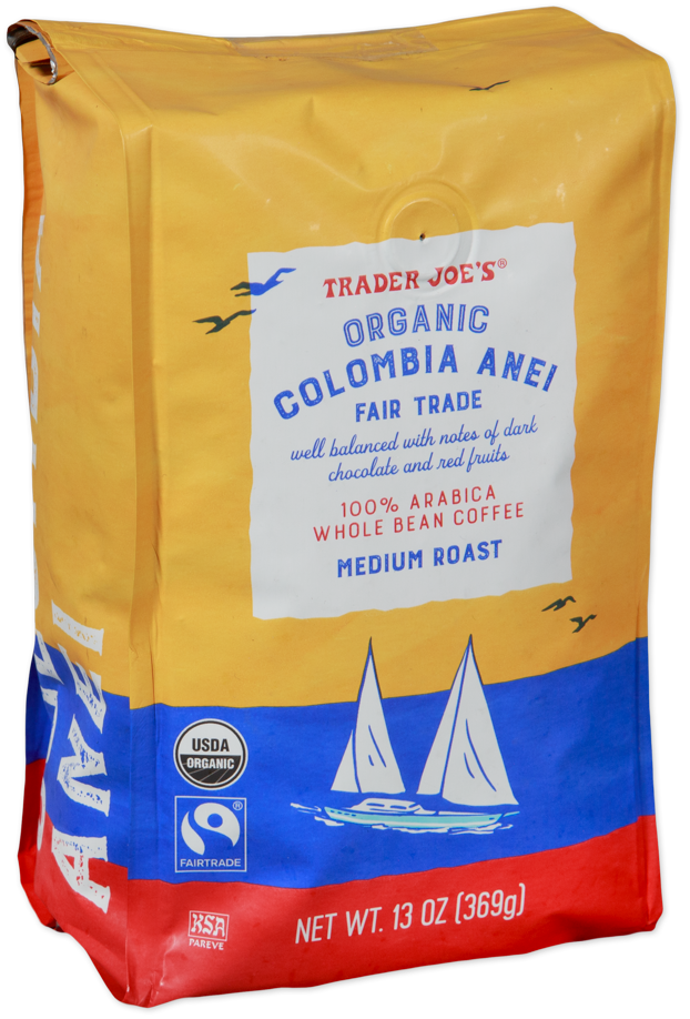 Trader Joe's Organic Colombia Anei Fair Trade Coffee