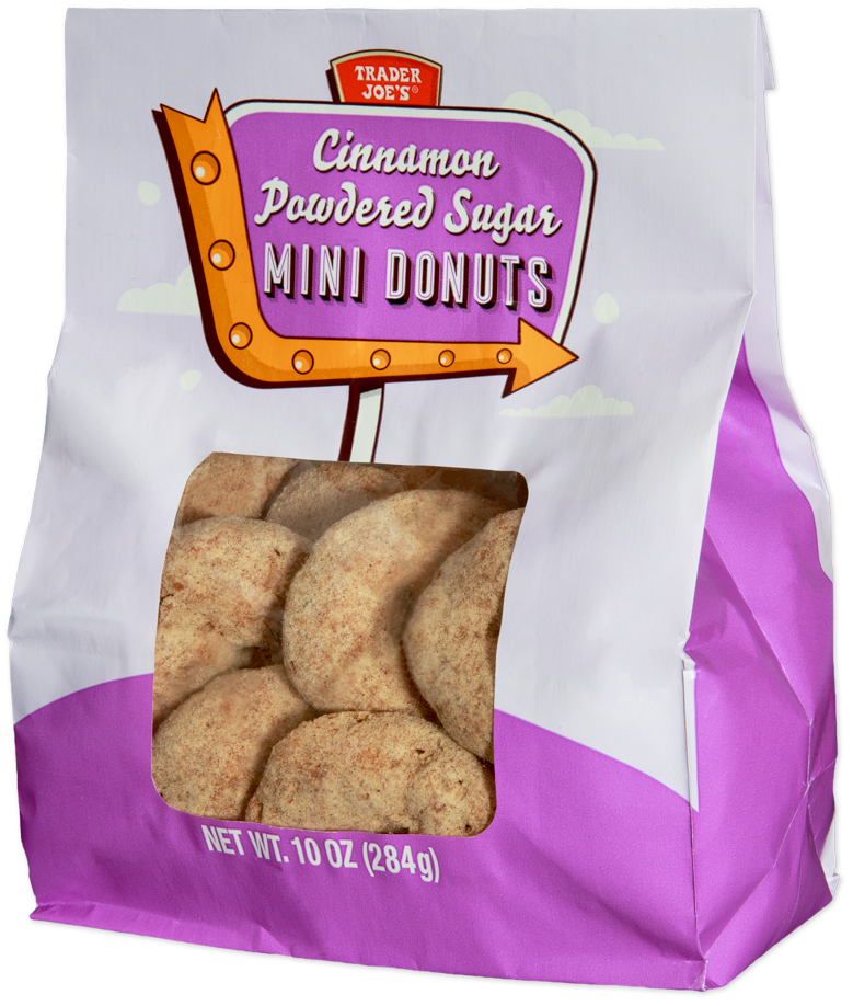 Trader Joe's Cinnamon Powdered Sugar Mini Donuts