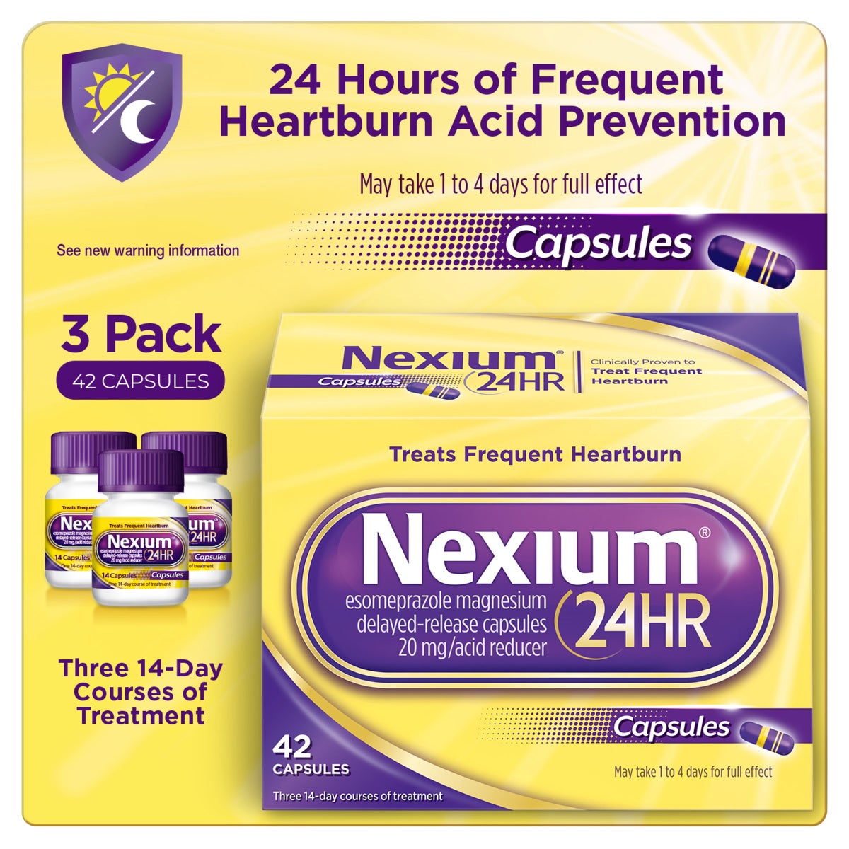 Nexium 24HR 20 mg acid reducer capsules