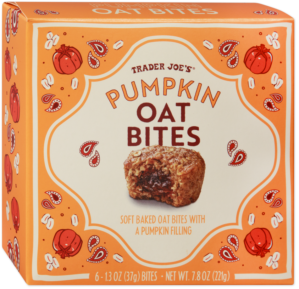 Trader Joe's Pumpkin Oat Bites gluten free snack