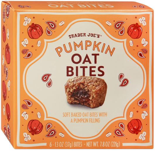 Trader Joe's Pumpkin Oat Bites gluten free snack