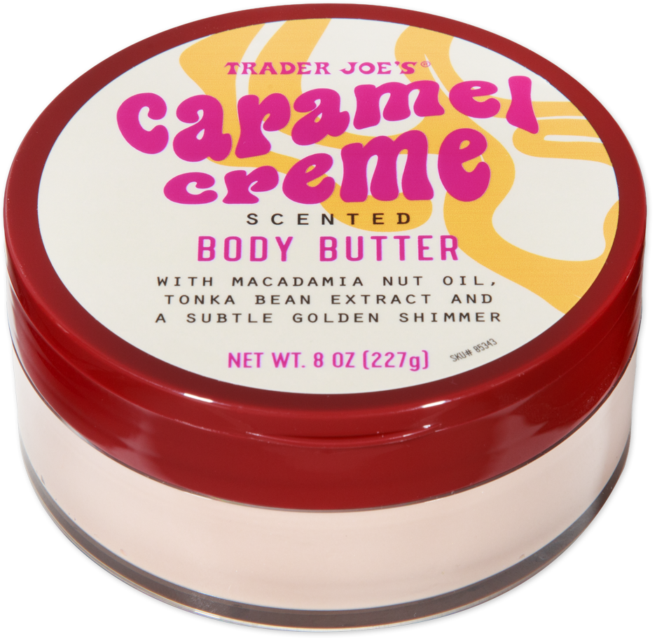 Trader Joe's Caramel Creme scented body butter