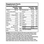 Large-count multivitamin tablets for men