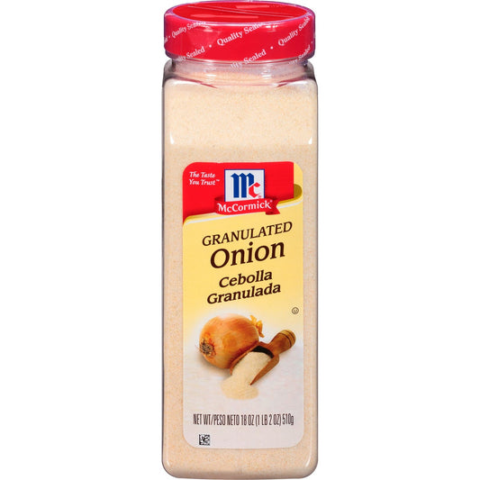 McCormick granulated onion 18 oz jar