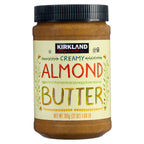 Kirkland Signature creamy almond butter 27 oz jar