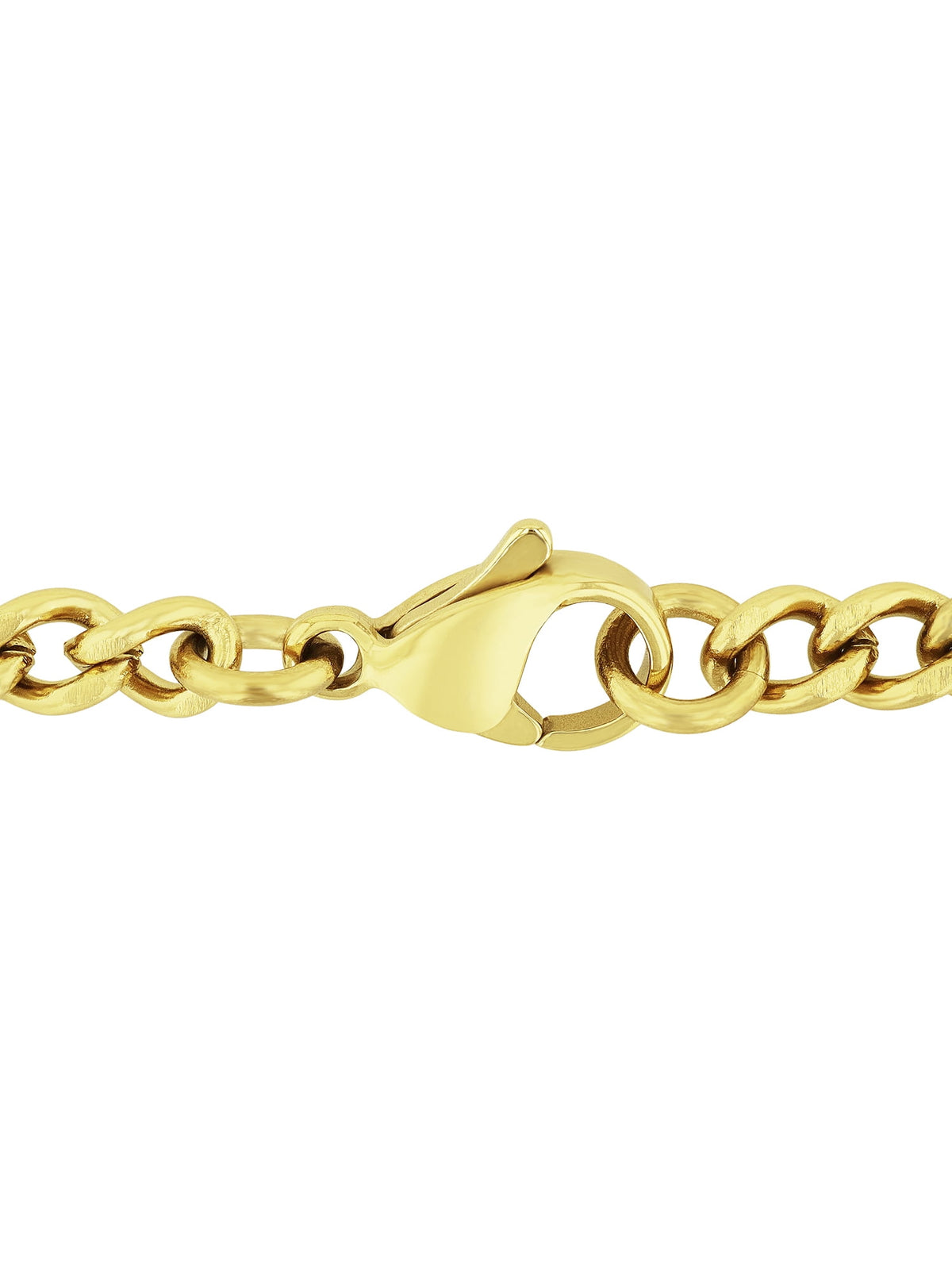 Men's pendant necklace with a 24-inch curb chain