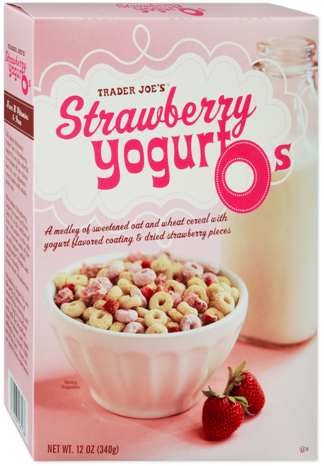 Trader Joe's Strawberry Yogurt O's snack