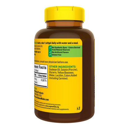 Nature Made vitamin B12 softgels value size