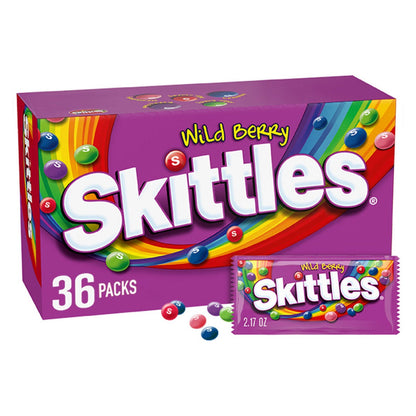 Skittles Wild Berry bite size candy 36-count pack