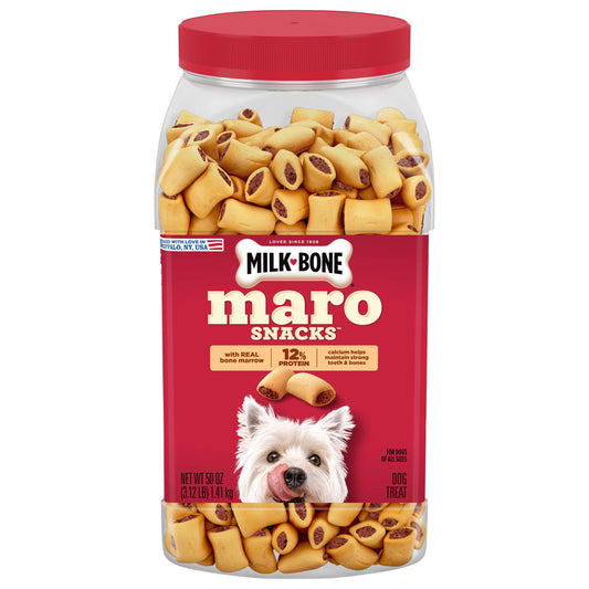 Milk-Bone MaroSnacks dog treats 50 oz canister