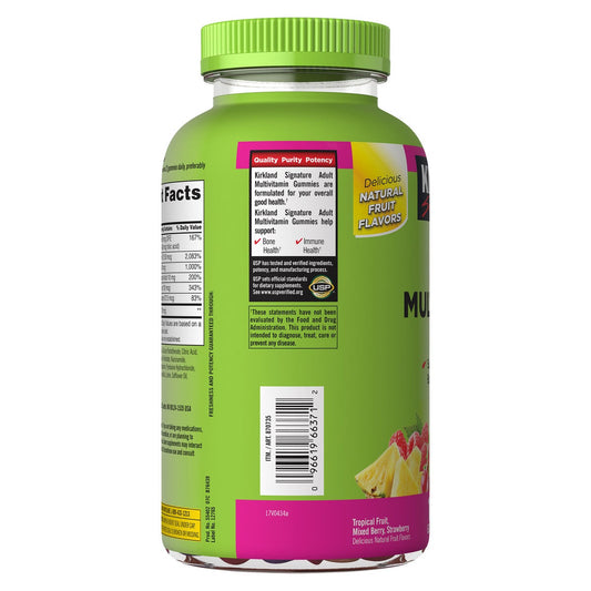 Kirkland Signature multivitamin gummies two-bottle pack
