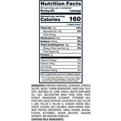 Gluten free Cheetos Crunchy Flamin' Hot chips