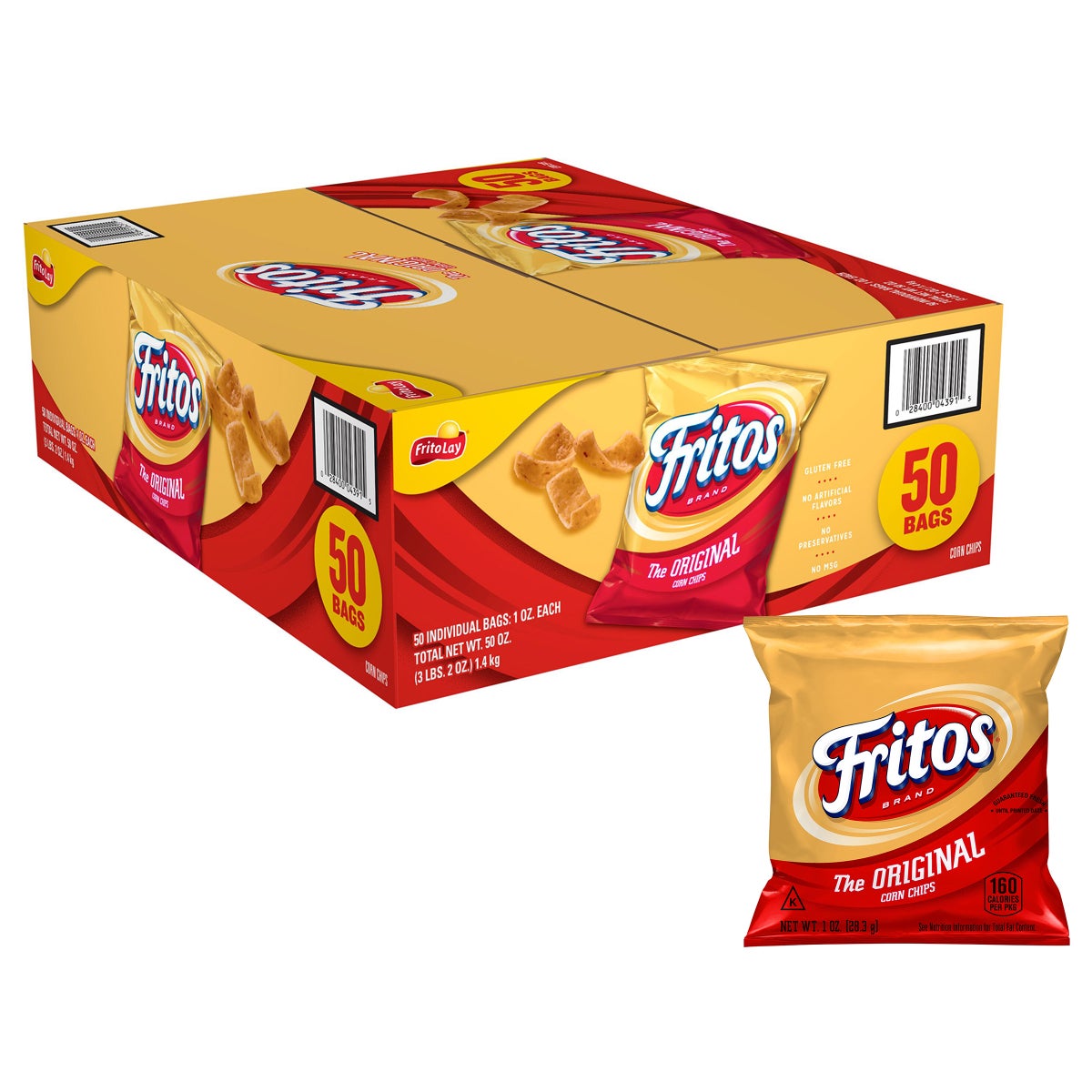 Fritos Original Corn Chips 50-count box