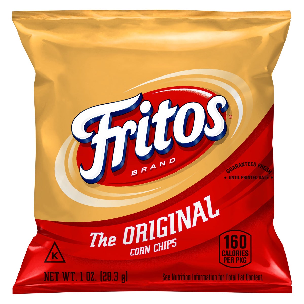 Individual 1 oz Fritos corn chip bags
